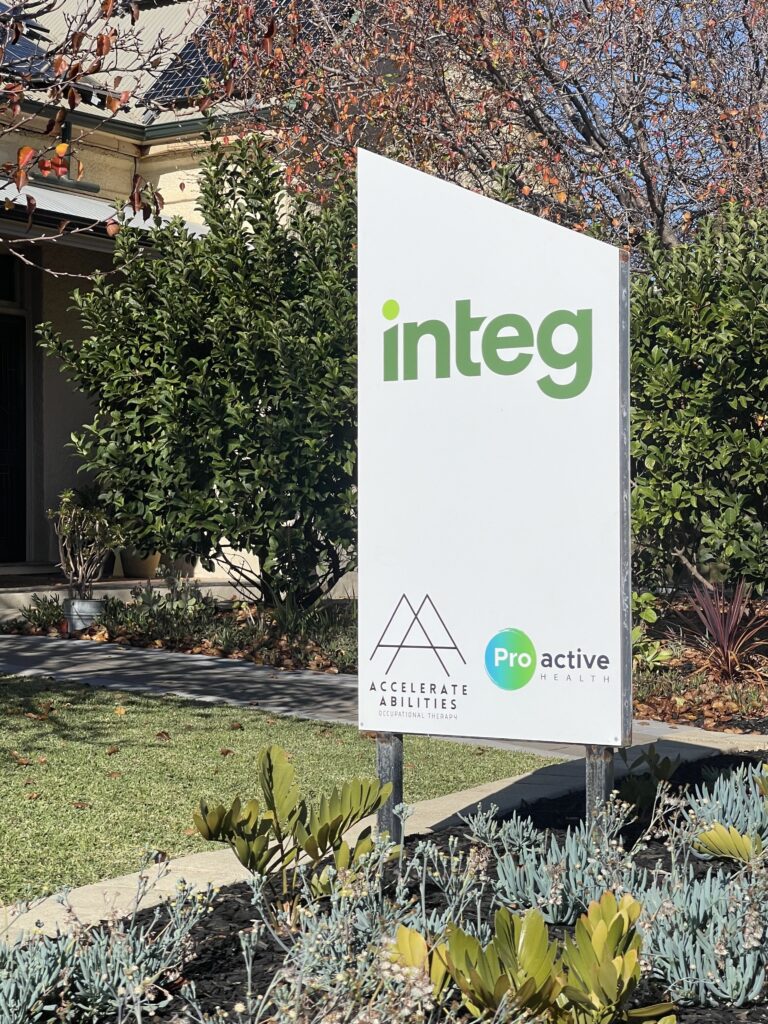 Integ - outdoor sign