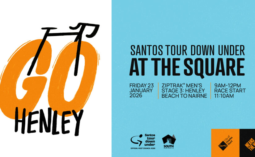 Tour Down Under comes to Henley Beach!