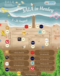 Map of SAA locations in Henley Beach